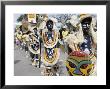 People In Costume And Facial Paint, Ati Atihan Festival, Kalibo, Philippines, Southeast Asia by Adina Tovy Limited Edition Print