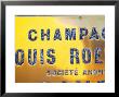 Polished Brass Sign At Winery Of Louis Roederer, Reims, Champagne, Marne, Ardennes, France by Per Karlsson Limited Edition Print