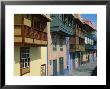 Painted Houses With Balconies, Santa Cruz De La Palma, La Palma, Canary Islands, Spain, Atlantic by Gavin Hellier Limited Edition Print