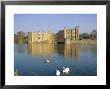 Swans In Front Of Leeds Castle, Kent, England by G Richardson Limited Edition Print