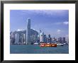 Hong Kong Island Skyline And Victoria Harbour, Hong Kong, China, Asia by Amanda Hall Limited Edition Print