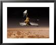 Mars Reconnaissance Orbiter Passes Above Planet Mars by Stocktrek Images Limited Edition Pricing Art Print