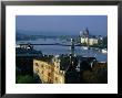 Taban, River Danube And Chain Bridge Seen From Gellert Hill, Budapest, Hungary by Jonathan Smith Limited Edition Pricing Art Print