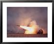 Us Army 1St Cavalry Firing Missile At Iraqi Position In Kuwait, Gulf War by Steve Elfers Limited Edition Print