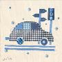 Patchwork Car by Jane Doyle Limited Edition Pricing Art Print