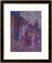 Muslims Leaving The Village Mosque On The Eve Of Mouled by Etienne Alphonse Dinet Limited Edition Print