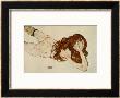 Female Nude On Her Stomach, 1917 by Egon Schiele Limited Edition Print