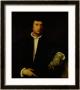The Man With A Glove, Circa 1520 by Titian (Tiziano Vecelli) Limited Edition Print