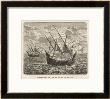 Bartholomew Diaz Portuguese Navigator Sails To The Cape by A. Fieg Limited Edition Print