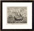 Bartholomew Diaz Portuguese Navigator Sails To The Cape by A. Fieg Limited Edition Print