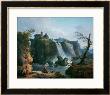 La Cascade De Tivoli, The Waterfall At Tivoli by Hubert Robert Limited Edition Print