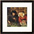 The Money Lender And His Wife, 1514 by Quentin Metsys Limited Edition Print