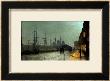 Humber Dockside, Hull by John Atkinson Grimshaw Limited Edition Print