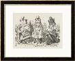 Two Queens Alice With The Two Queens by John Tenniel Limited Edition Pricing Art Print