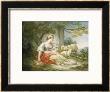 Shepherdess Seated With Sheep And A Basket by Jean-Honore Fragonard Limited Edition Print