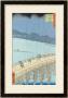Sudden Shower On Ohashi Bridge At Ataka, From The Series 100 Views Of Edo, 1857 by Ando Hiroshige Limited Edition Print
