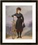 Blanche D'antigny And Her Velocipede by Betinet Limited Edition Print