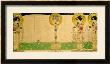Design For Mural Decoration Of The First Floor Room Of Miss Cranston's Buchanan Street Tearooms by Charles Rennie Mackintosh Limited Edition Print
