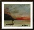 Sunset On Lake Geneva, 1874 by Gustave Courbet Limited Edition Print