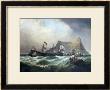 Neptune, Towing The Victory Into Gibraltar Harbour After The Battle Of Trafalgar by Clarkson Stanfield Limited Edition Print