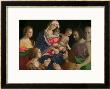 Madonna And Child With St. John The Baptist, Two Saints And Donors by Vincenzo Di Biagio Catena Limited Edition Print