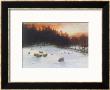 Winter Sunset by Joseph Farquharson Limited Edition Print