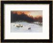 Winter Sunset by Joseph Farquharson Limited Edition Pricing Art Print