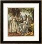 Druid Priests Of Ancient Britain In Contemplative Mood In A Forest by Joseph Kronheim Limited Edition Print