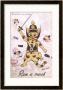 Anti-German Germany Represented As A Rampaging Feline Runs Wild Amidst A Barrage Of Shell Fire by Louis Wain Limited Edition Print