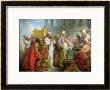 Solomon Before The Ark Of The Covenant, 1747 by Blaise Nicolas Le Sueur Limited Edition Print