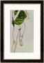 Striding Torso In Green Shirt, 1913 by Egon Schiele Limited Edition Print