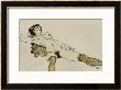 Reclining Female Nude With Legs Spread, 1914 by Egon Schiele Limited Edition Pricing Art Print