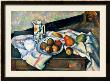 Still Life Of Peaches And Pears, 1888-90 by Paul Cezanne Limited Edition Print