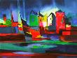 Bateaux Dans Le Port by Marcel Mouly Limited Edition Pricing Art Print