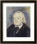 Portrait Of Richard Wagner (1813-83) 1882 by Pierre-Auguste Renoir Limited Edition Print