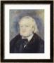 Portrait Of Richard Wagner (1813-83) 1882 by Pierre-Auguste Renoir Limited Edition Print