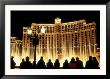 Spectators Watch The Water Fountain Show At The Bellagio Hotel And Casino In Las Vegas, Nevada, Usa by Brent Bergherm Limited Edition Print