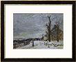 Snow In Veneux-Nadon, Around 1880 by Alfred Sisley Limited Edition Print