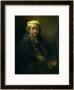 Portrait Of The Artist At His Easel, 1660 by Rembrandt Van Rijn Limited Edition Print