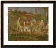 Red Roofs, A Village Corner, Winter, 1877 by Camille Pissarro Limited Edition Print