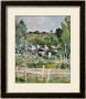 A View Of Auvers-Sur-Oise; The Fence by Paul Cã©Zanne Limited Edition Print