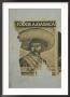 Weathered Street Poster Depicting Pancho Villa, Oaxaca, Mexico by Judith Haden Limited Edition Print