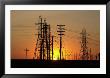 Power Line Towers, Manitoba Prairie by Keith Levit Limited Edition Print