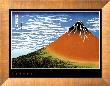 Red Fuji, Fine Wind Clear Morning by Katsushika Hokusai Limited Edition Print