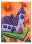 Birdhouse With Birds Entering And Leaving by Daphne Mccormack Limited Edition Pricing Art Print