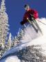 Skiing Over Rock, Crested Butte, Co by Paul Gallaher Limited Edition Print