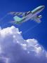 Commercial Airliner Flying In Sky by Chuck Carlton Limited Edition Print