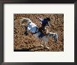 Bronco Rider At Cloncurry Rodeo, Cloncurry, Queensland, Australia by Holger Leue Limited Edition Print