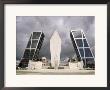 Kio Towers And Monument To The Discoverers At Castilla Square, Madrid, Spain, Europe by Sergio Pitamitz Limited Edition Print