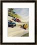 Racing Cars Of 1926: Oddly One Car Is Carrying Two People The Others Only One by Norman Reeve Limited Edition Print